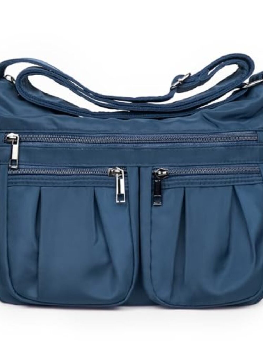 Nylon Crossbody Bag Water Resistant Anti Theft Travel Purse Adjustable Strap